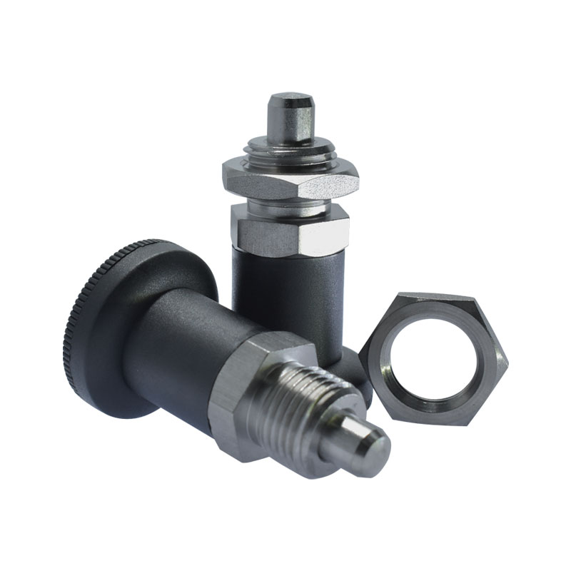 【型号：MS1070-SS】复位短螺纹旋钮柱塞细牙嵌入式分度销不锈钢GN607复位型锁紧销